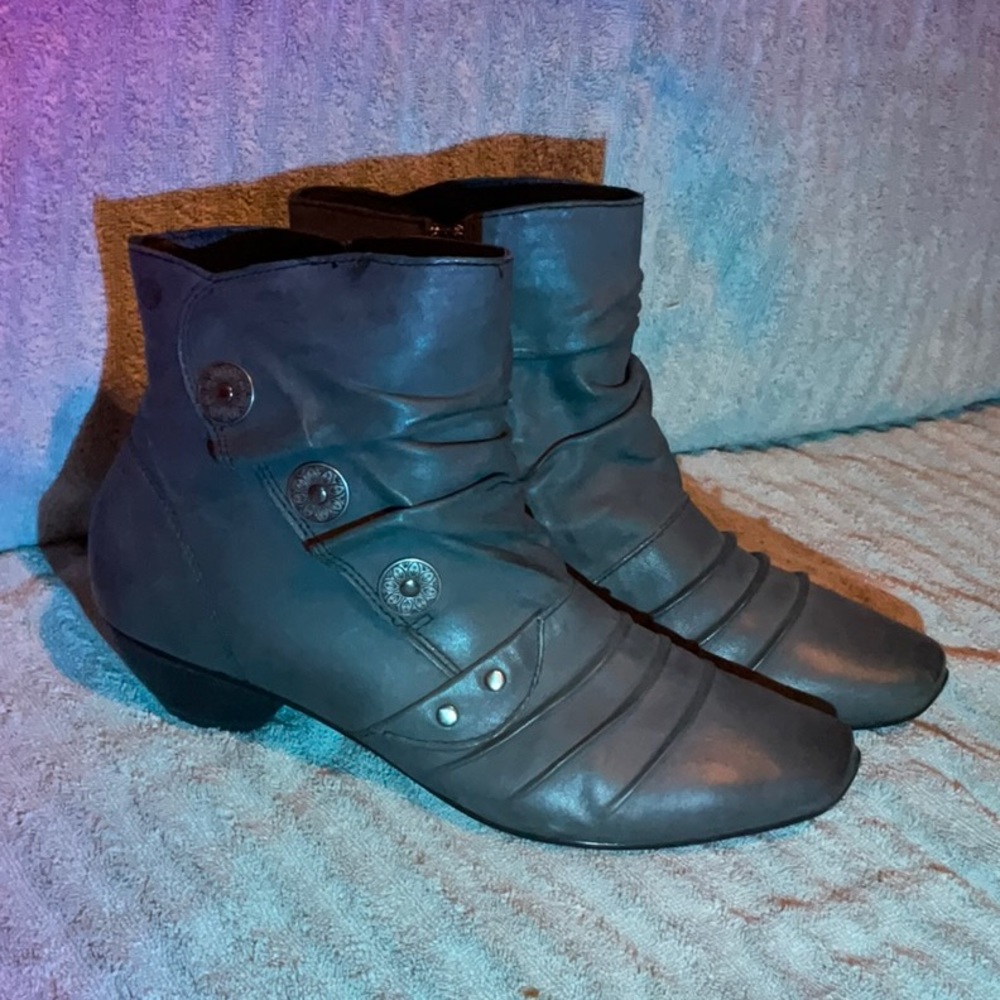 Josef Seibel Gray Bootie Boots